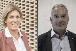 Christel Duc et son challenger Eric Morand